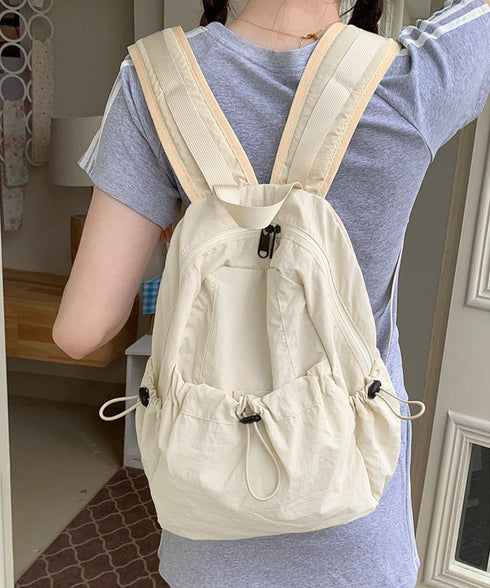 リュックサック レディース ナイロン無地 デイパック 内ポケット付き 軽い 通勤通学 カジュアル ユニセックス 背負いカバン 修学旅行 a4 アウトドア 99MHXB-001